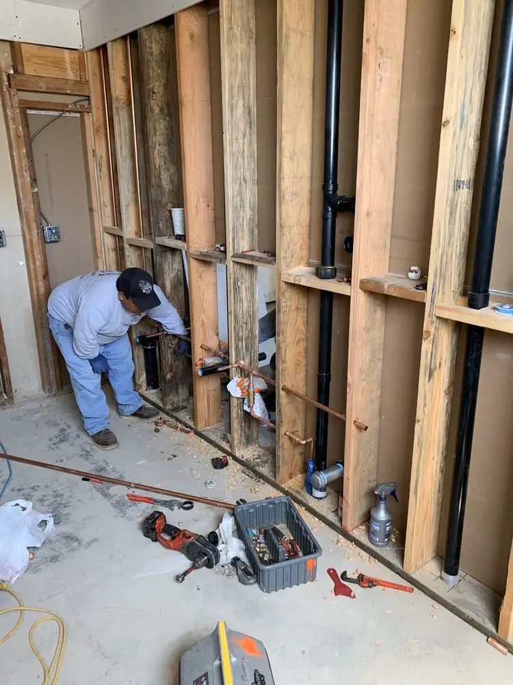 Commercial rough-in plumbing for Trenchless Sewer Repair in Waynesboro